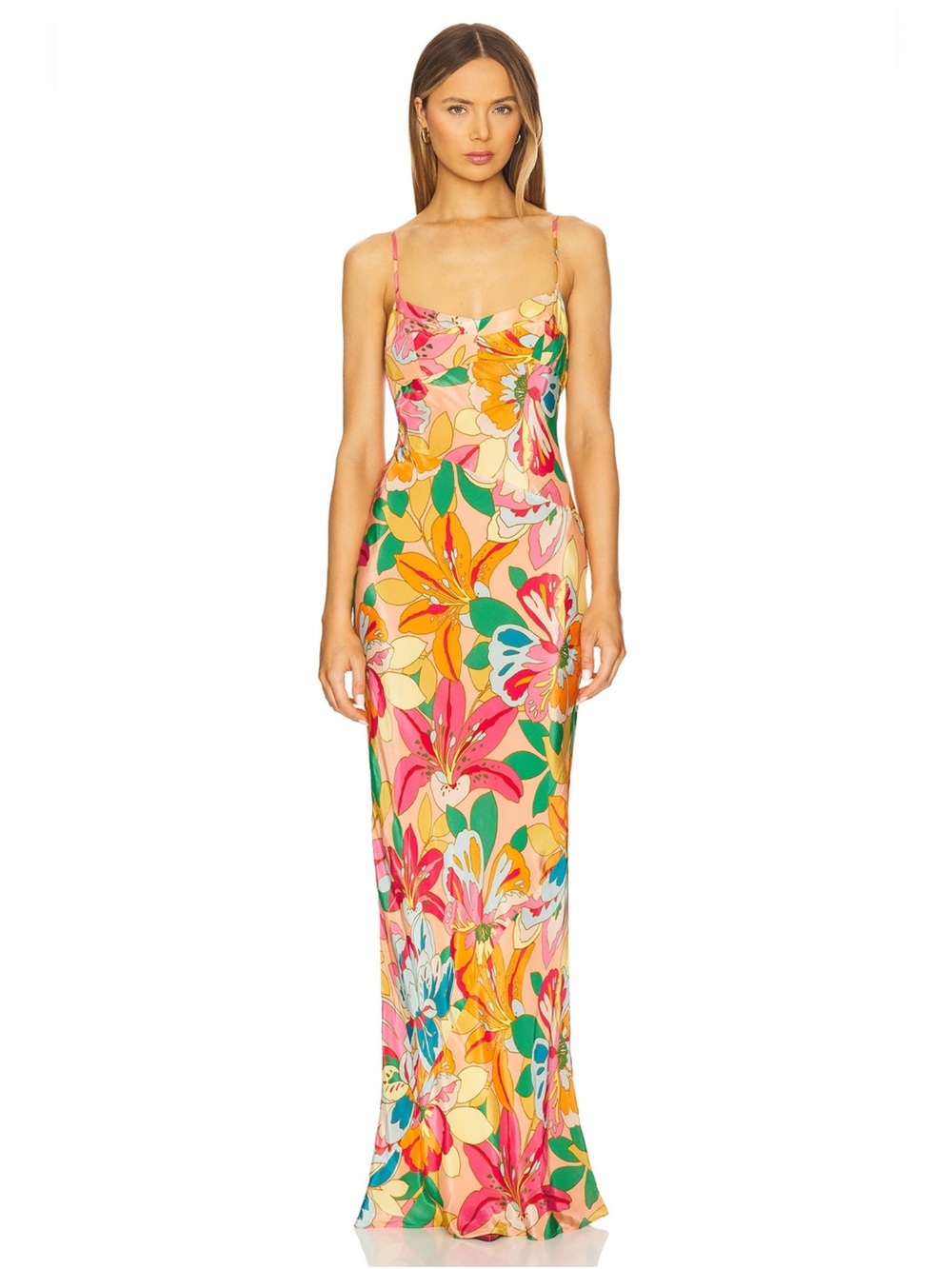 Amanda Uprichard Janeiro Maxi Dress in Botanico Size M